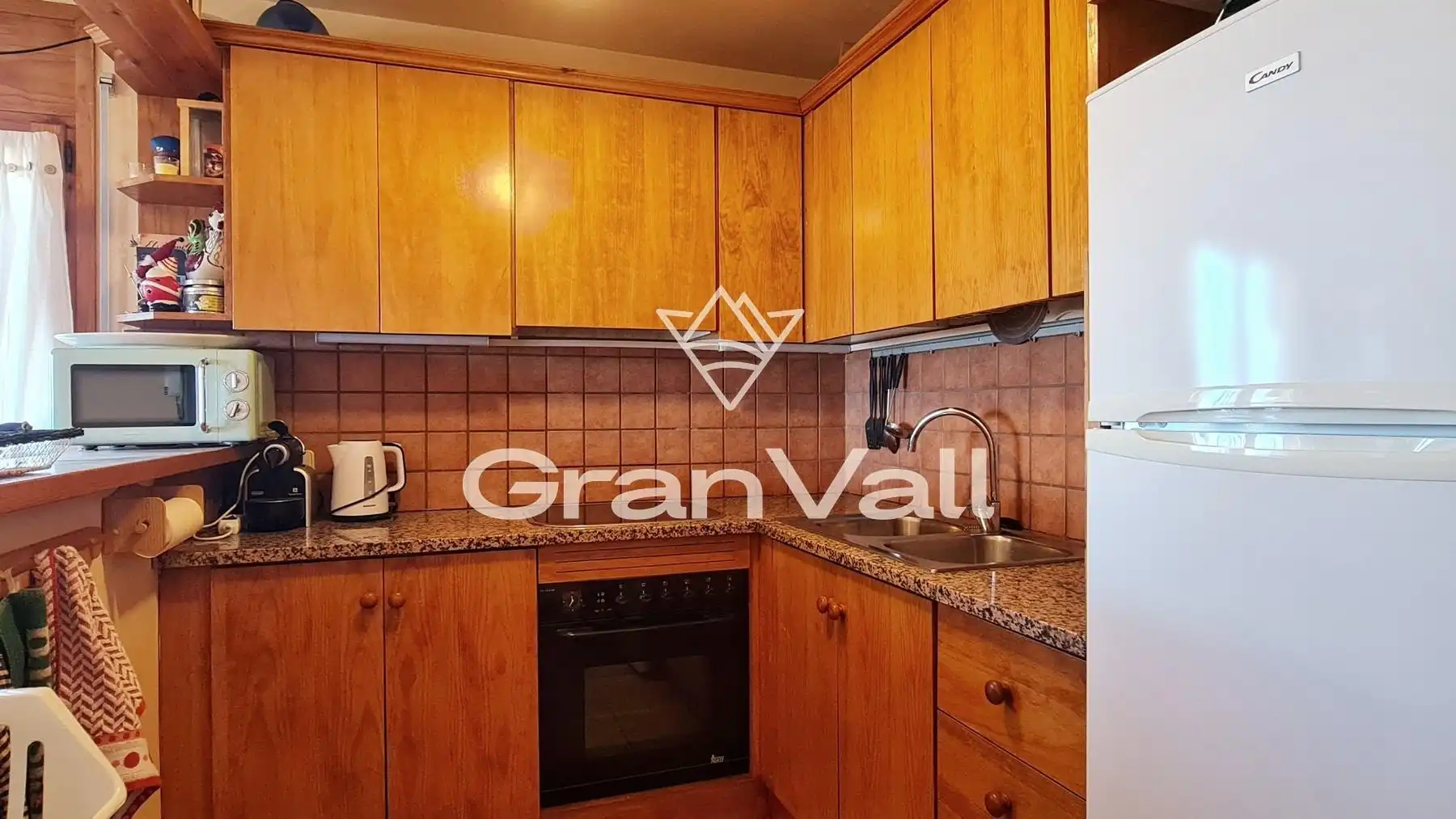 Cuina de Apartament en venda en Alp amb Calefacció, Jardí privat i Parquet