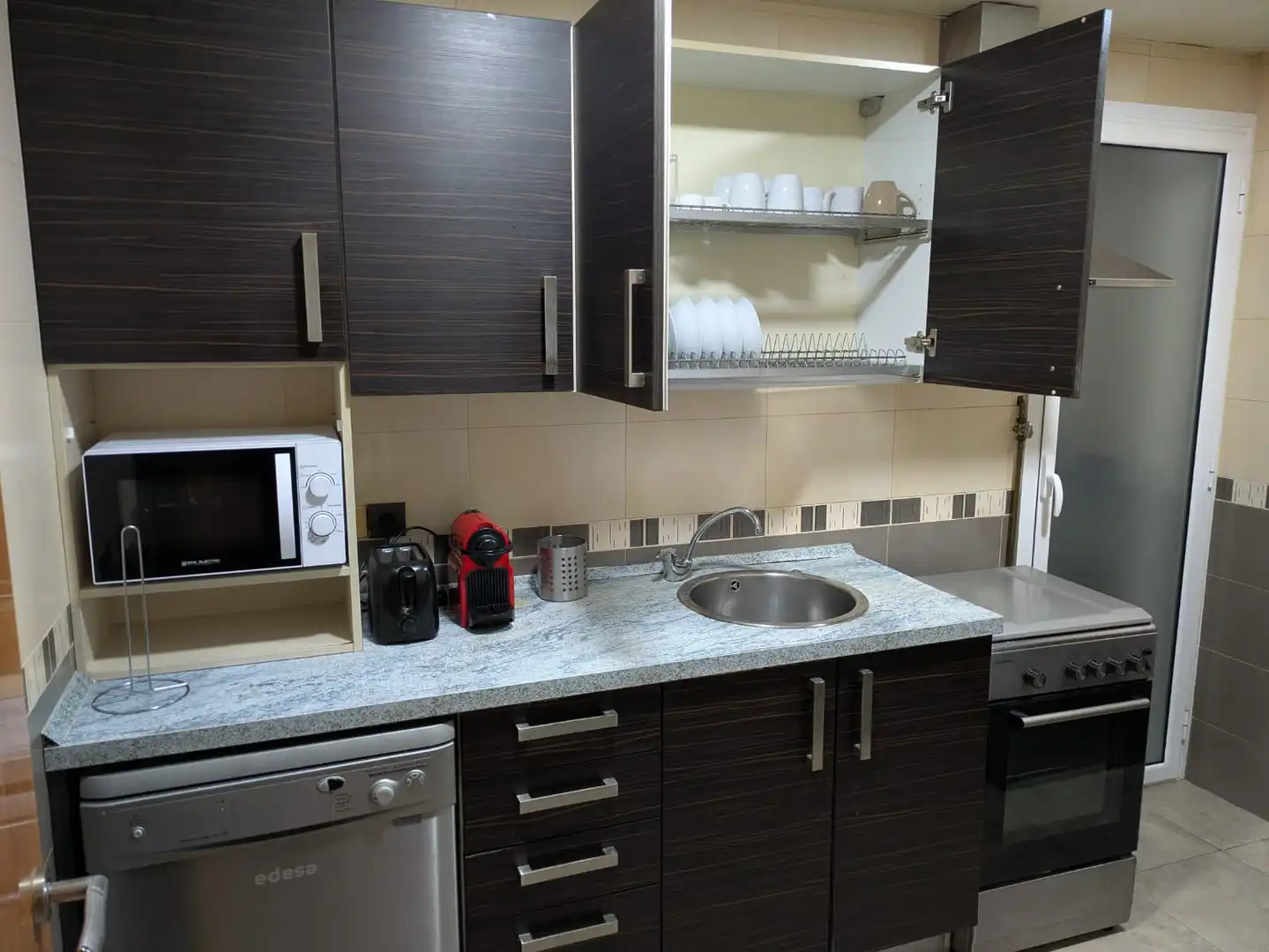 Cocina de Piso de alquiler en Rubí con Calefacción, Amueblado y Horno