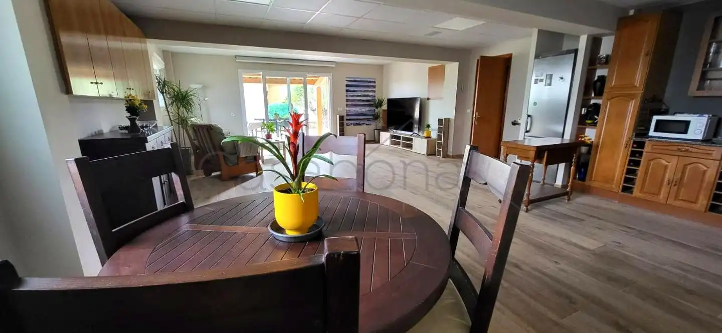 Sala de estar de Casa o chalet en venta en Olost con Jardín privado, Terraza y Piscina
