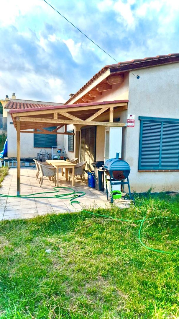 Terrassa de Casa o xalet en venda en Santa Coloma de Farners amb Calefacció, Jardí privat i Parquet