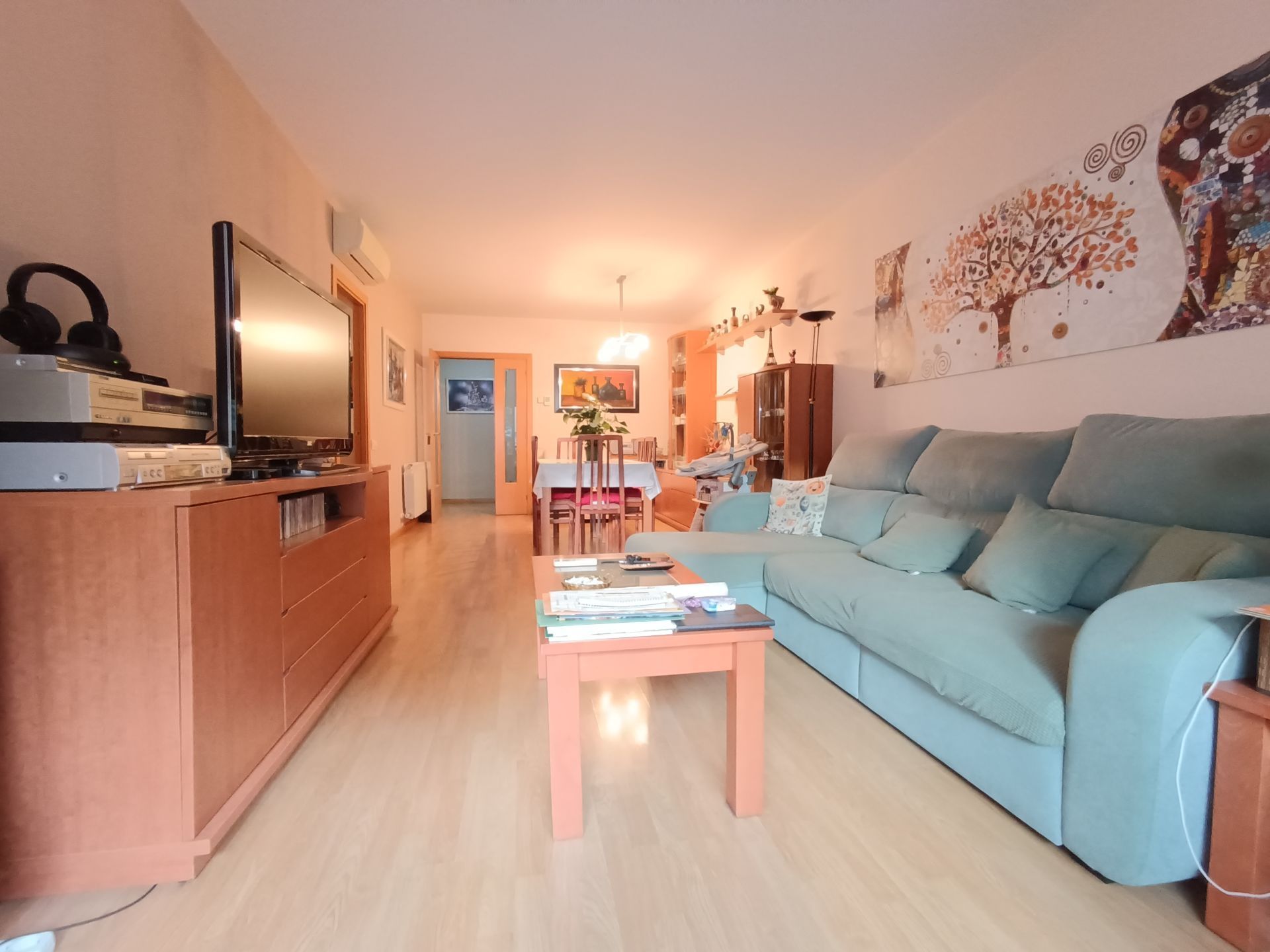 Sala d'estar de Pis en venda en Sant Adrià de Besòs amb Aire condicionat, Calefacció i Terrassa