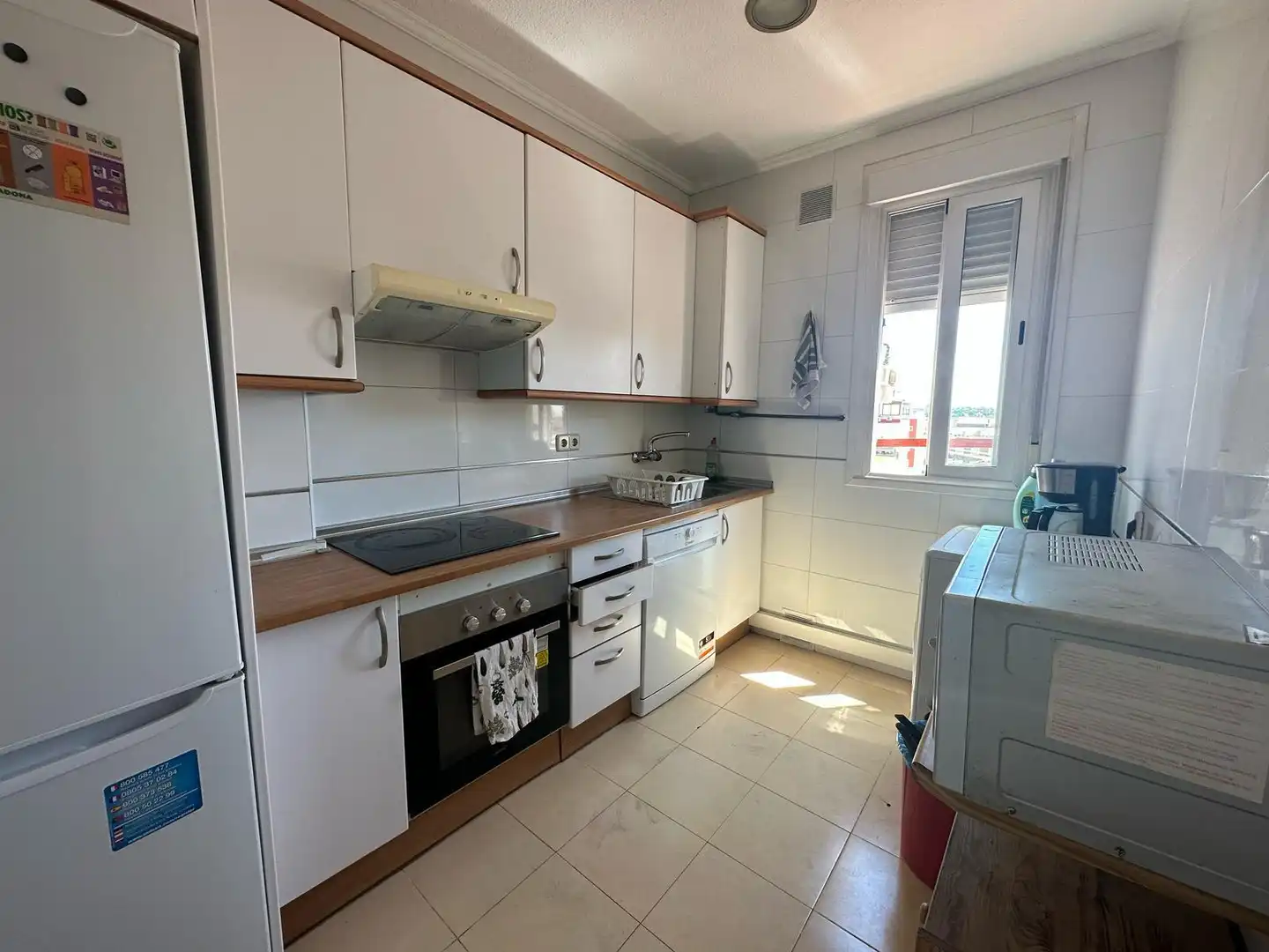 Cocina de Piso de alquiler en Madrid con Aire acondicionado, Calefacción y Parquet
