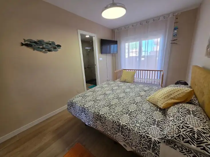 Bedroom of Flat for sale in La Manga del Mar Menor  with Furnished, Alarm and Community pool