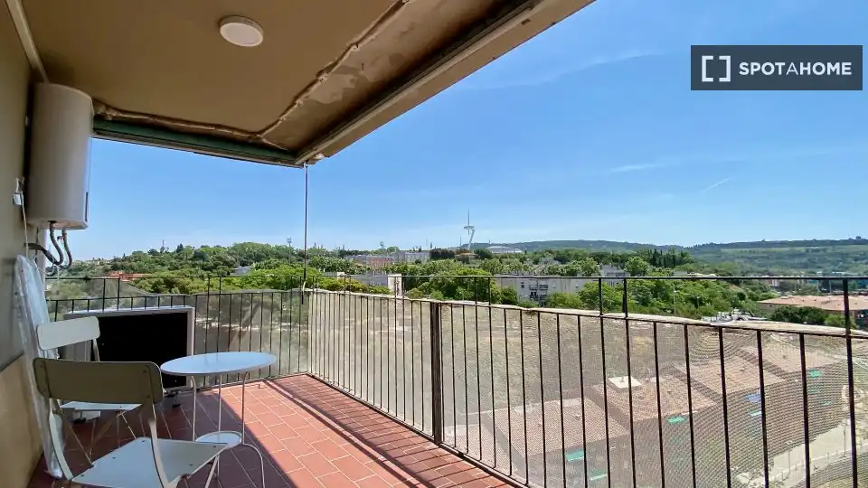 Terrasse von Wohnung zur Miete in Barcelona mit Klimaanlage, Heizung und Möbliert