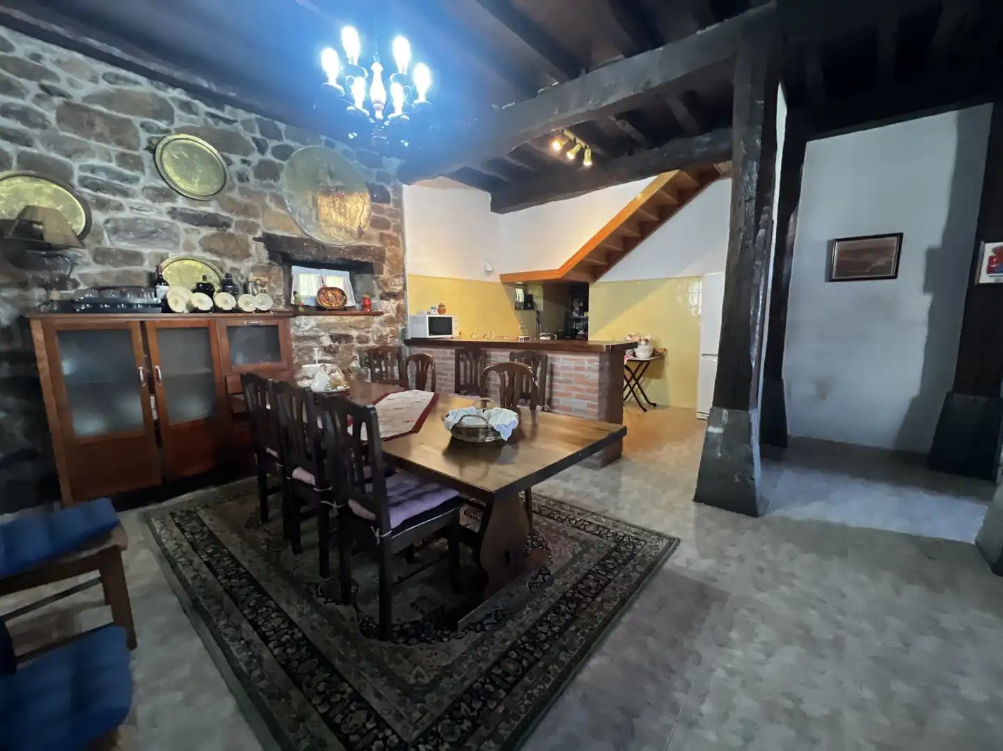 Menjador de Casa adosada en venda en Liérganes amb Calefacció, Parquet i Terrassa