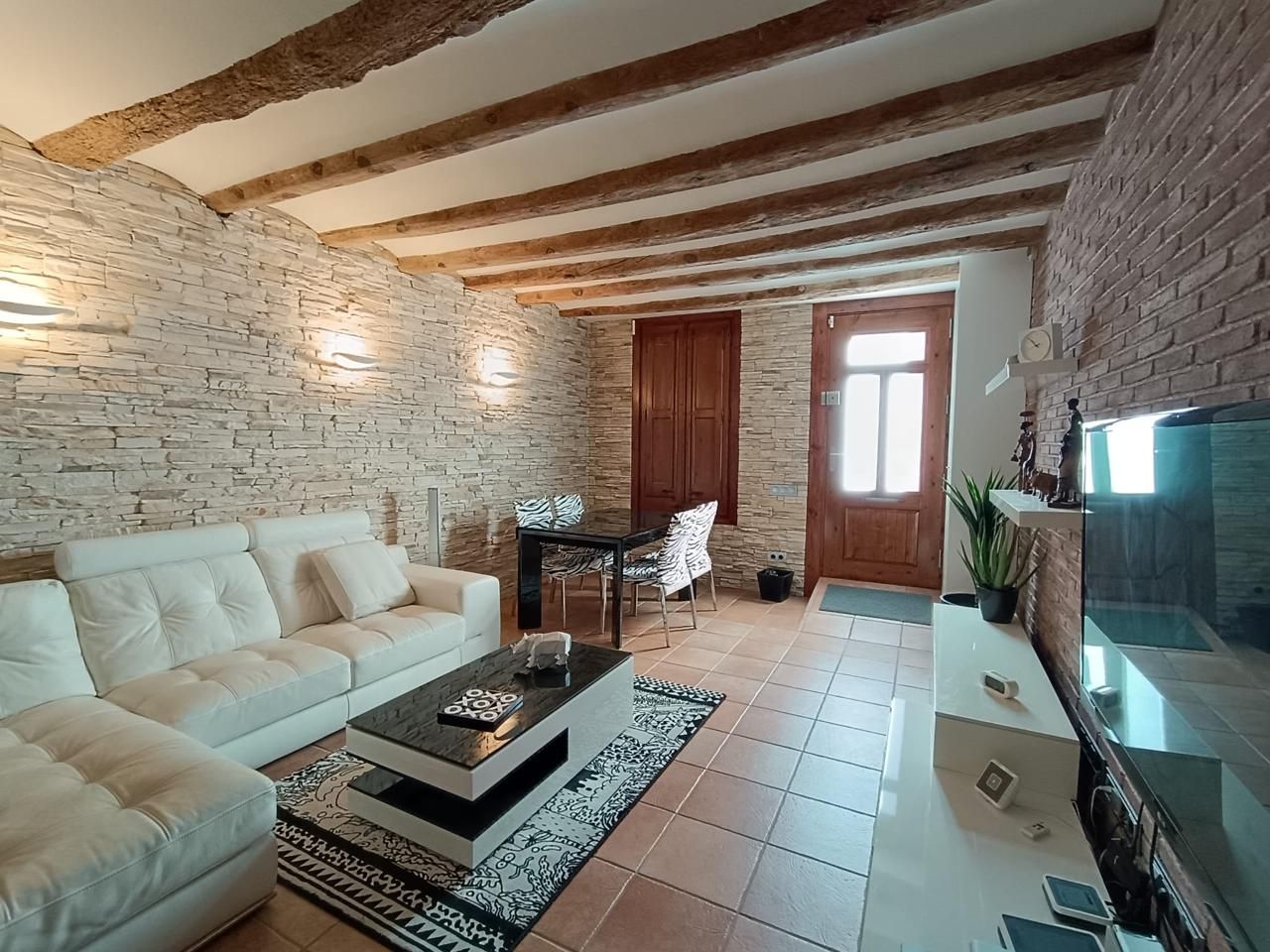 Sala d'estar de Casa o xalet en venda en  Barcelona Capital amb Terrassa