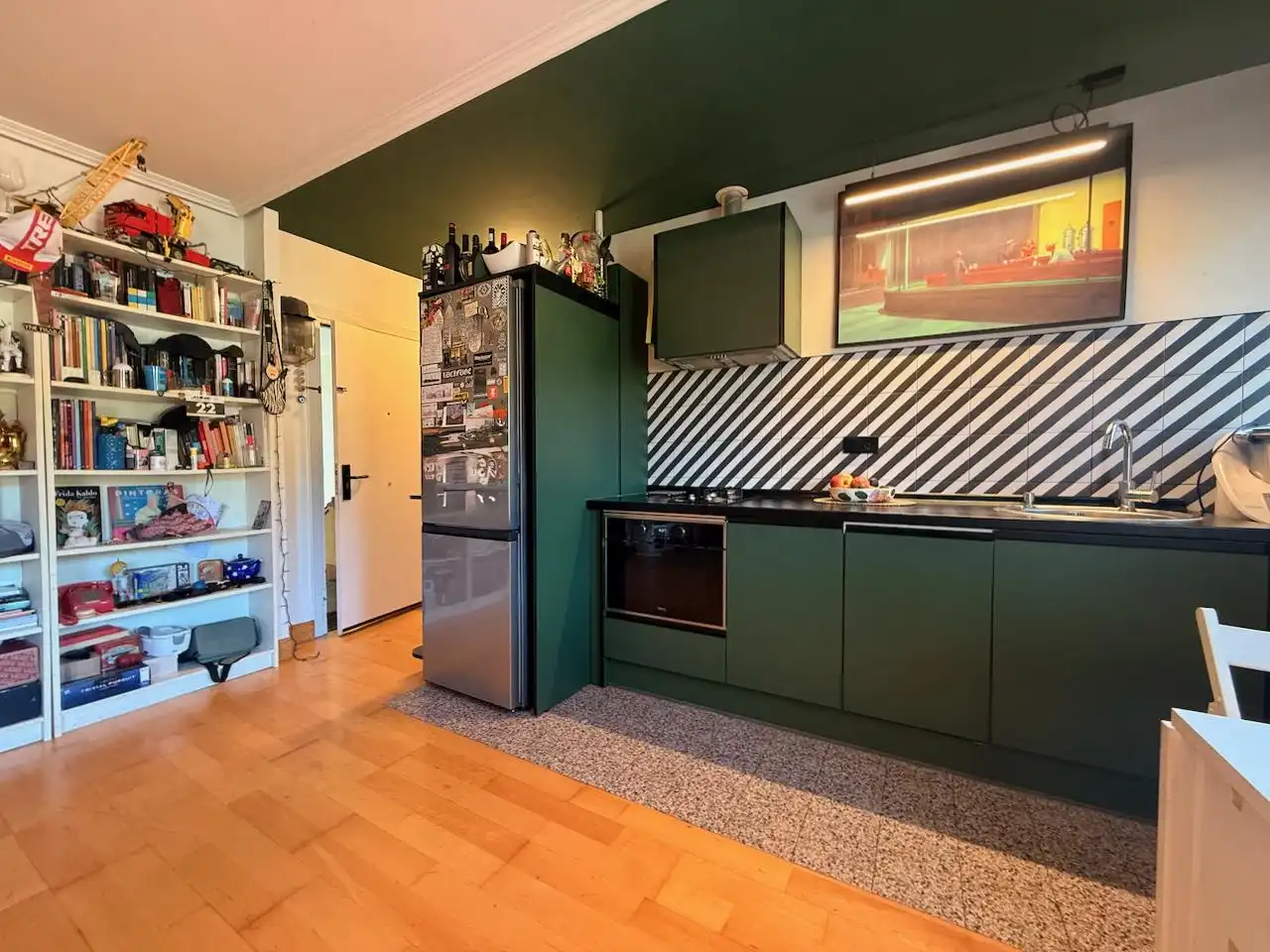 Kitchen of Flat for sale in Donostia - San Sebastián   with Heating, Private garden and Storage room