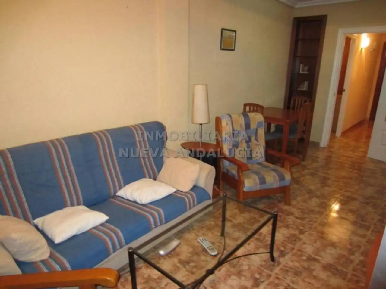 Sala de estar de Piso de alquiler en Almería con Calefacción y Amueblado