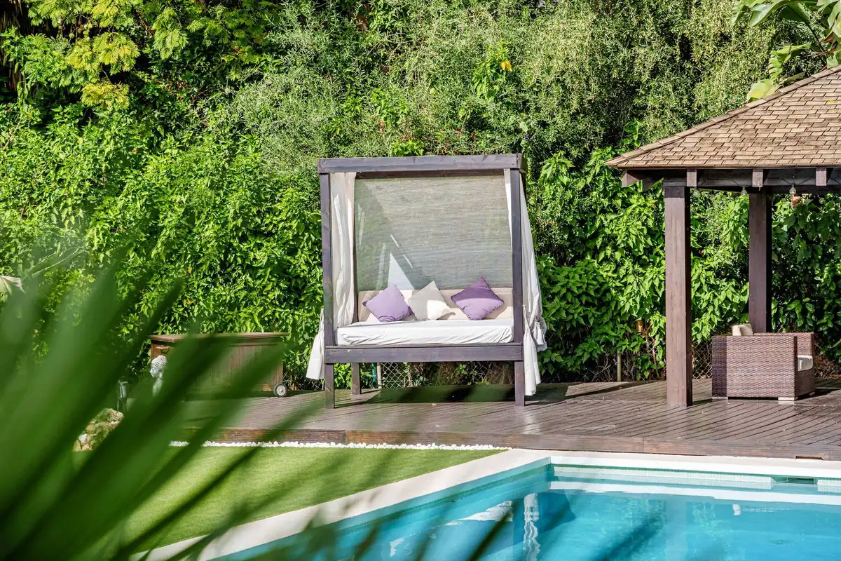 Jardín de Casa o chalet en venta en Marbella con Terraza y Piscina