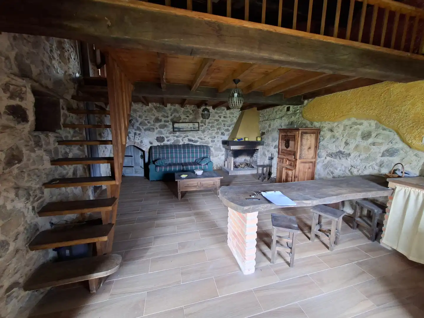 Living room of Country homes for sale in Piloña  with Heating and Furnished