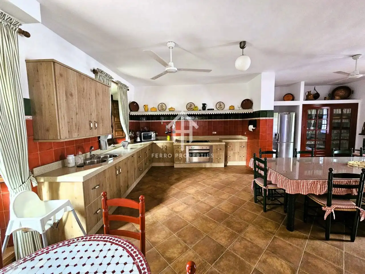 Kitchen of Houses for sale in Villanueva de Tapia  with Air Conditioner, Heating and Private garden