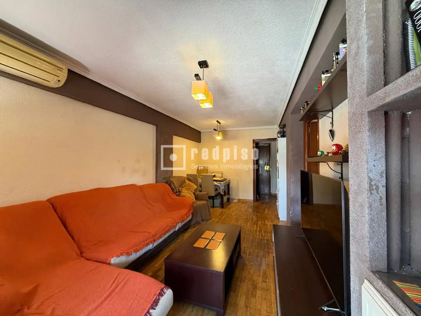 Sala de estar de Piso en venta en Alcorcón con Aire acondicionado, Calefacción y Parquet