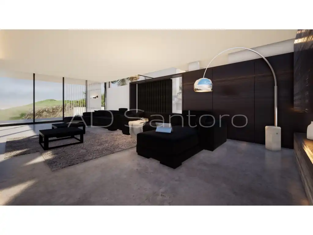 Sala d'estar de Casa o xalet en venda en Sitges amb Aire condicionat, Jardí privat i Terrassa