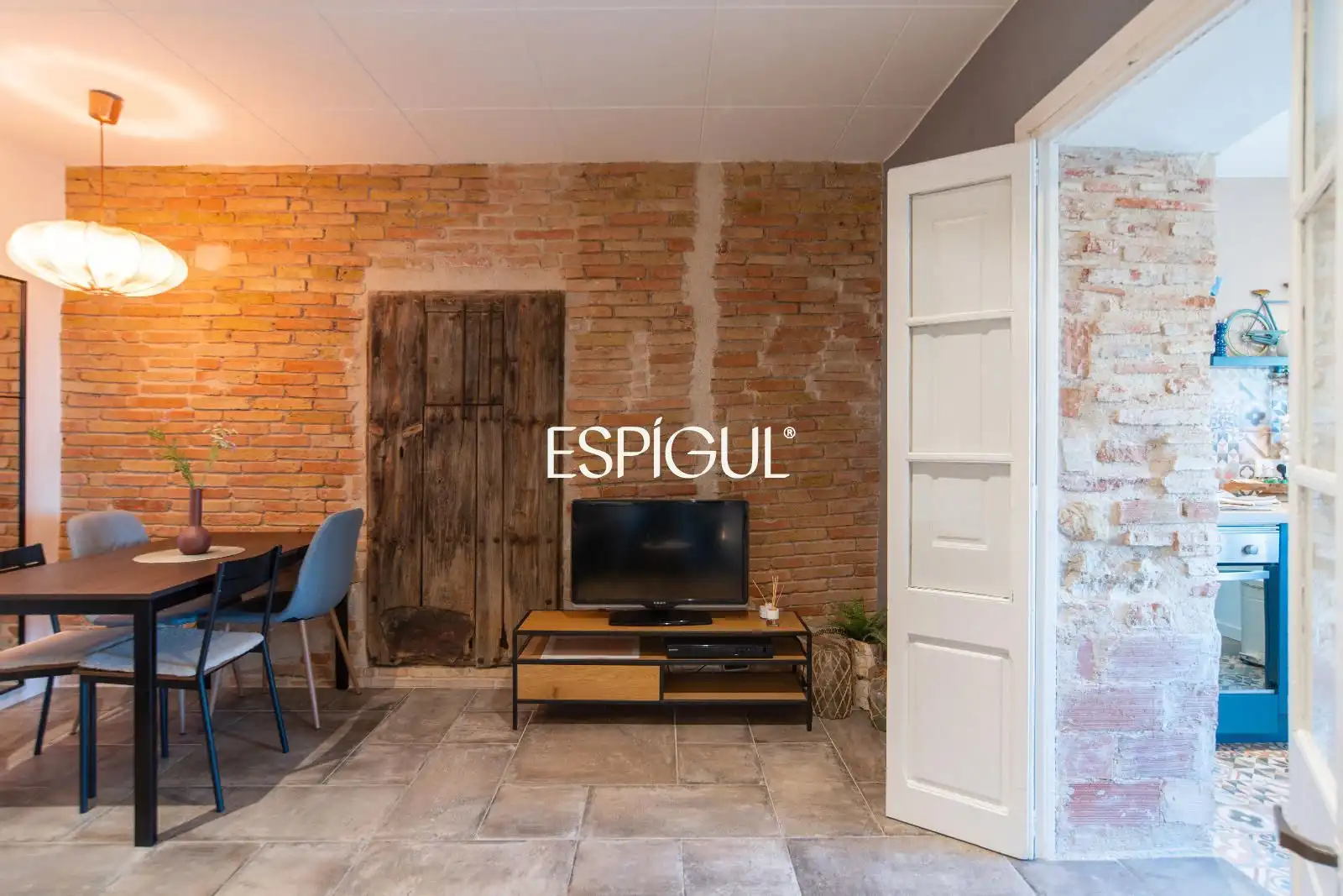 Wohnzimmer von Wohnung zum Verkauf in Girona mit Klimaanlage, Heizung und Terrasse