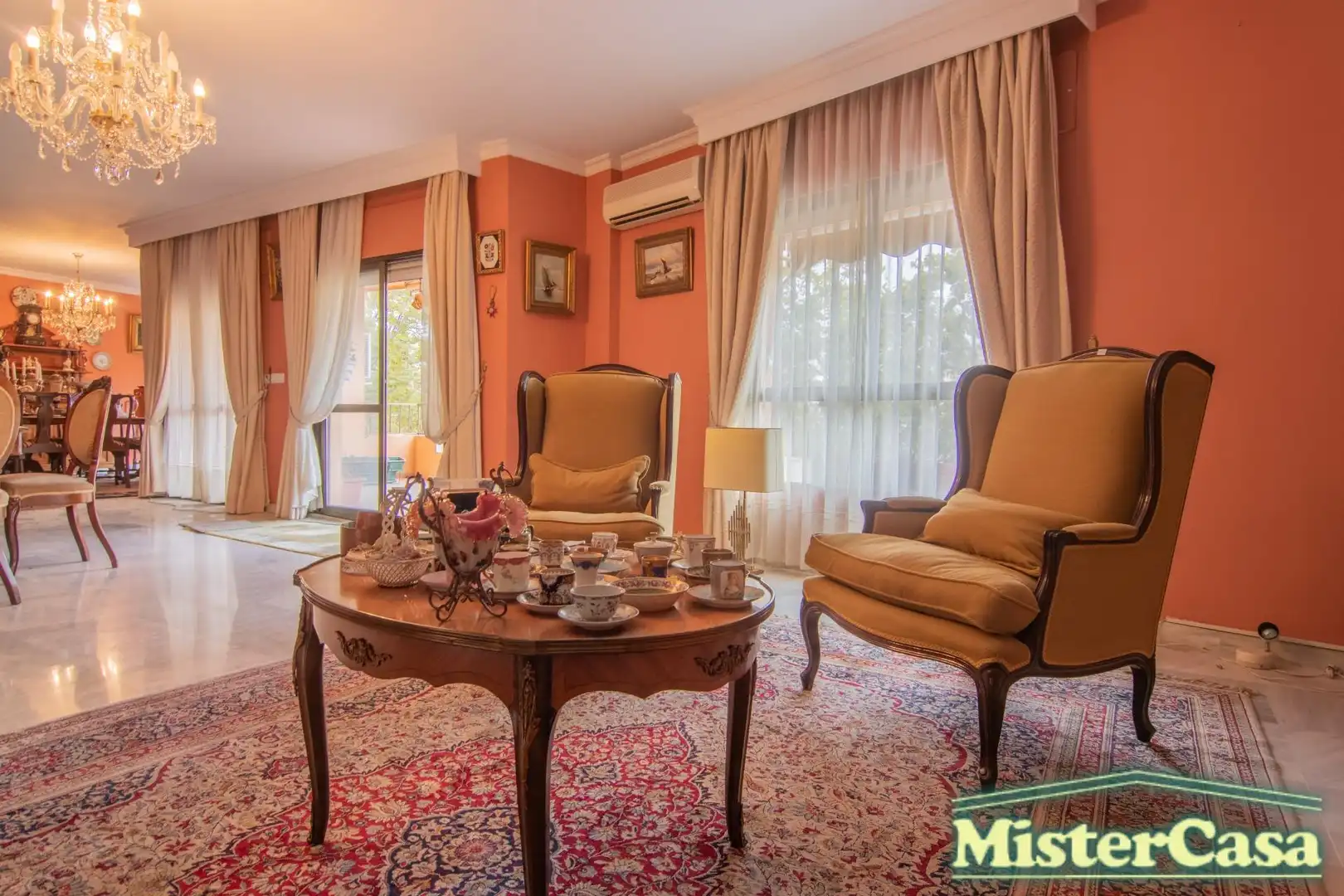 Living room of Flat for sale in Jerez de la Frontera  with Air Conditioner, Terrace and Balcony