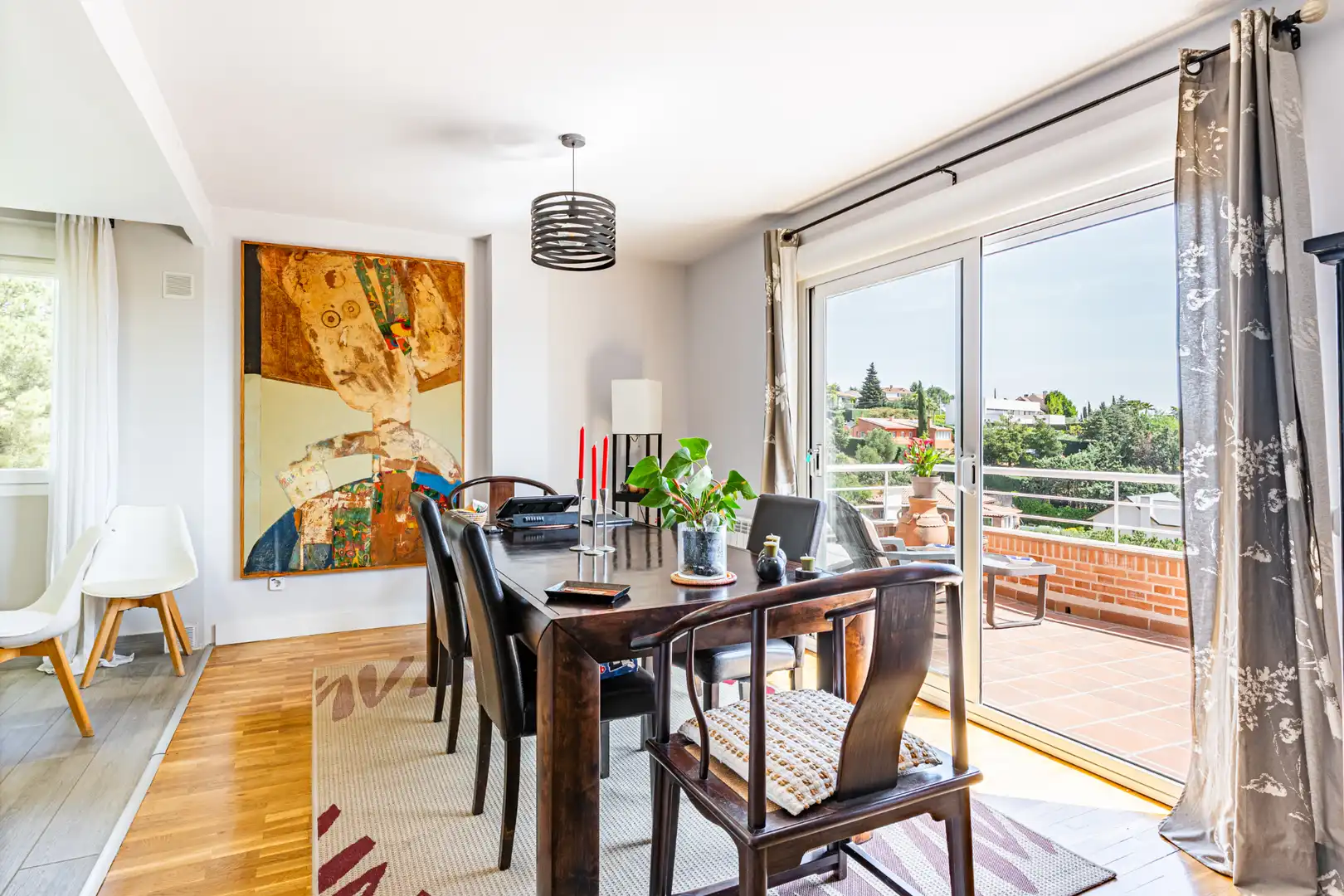 Comedor de Casa adosada en venta en Torrelodones con Calefacción, Jardín privado y Piscina