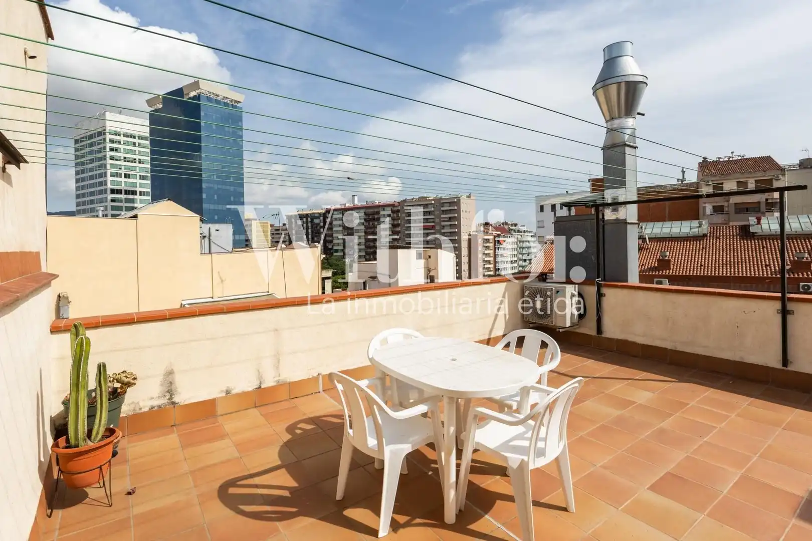 Terrace of Flat for sale in Barcelona  with Air Conditioner, Heating and Parquet flooring