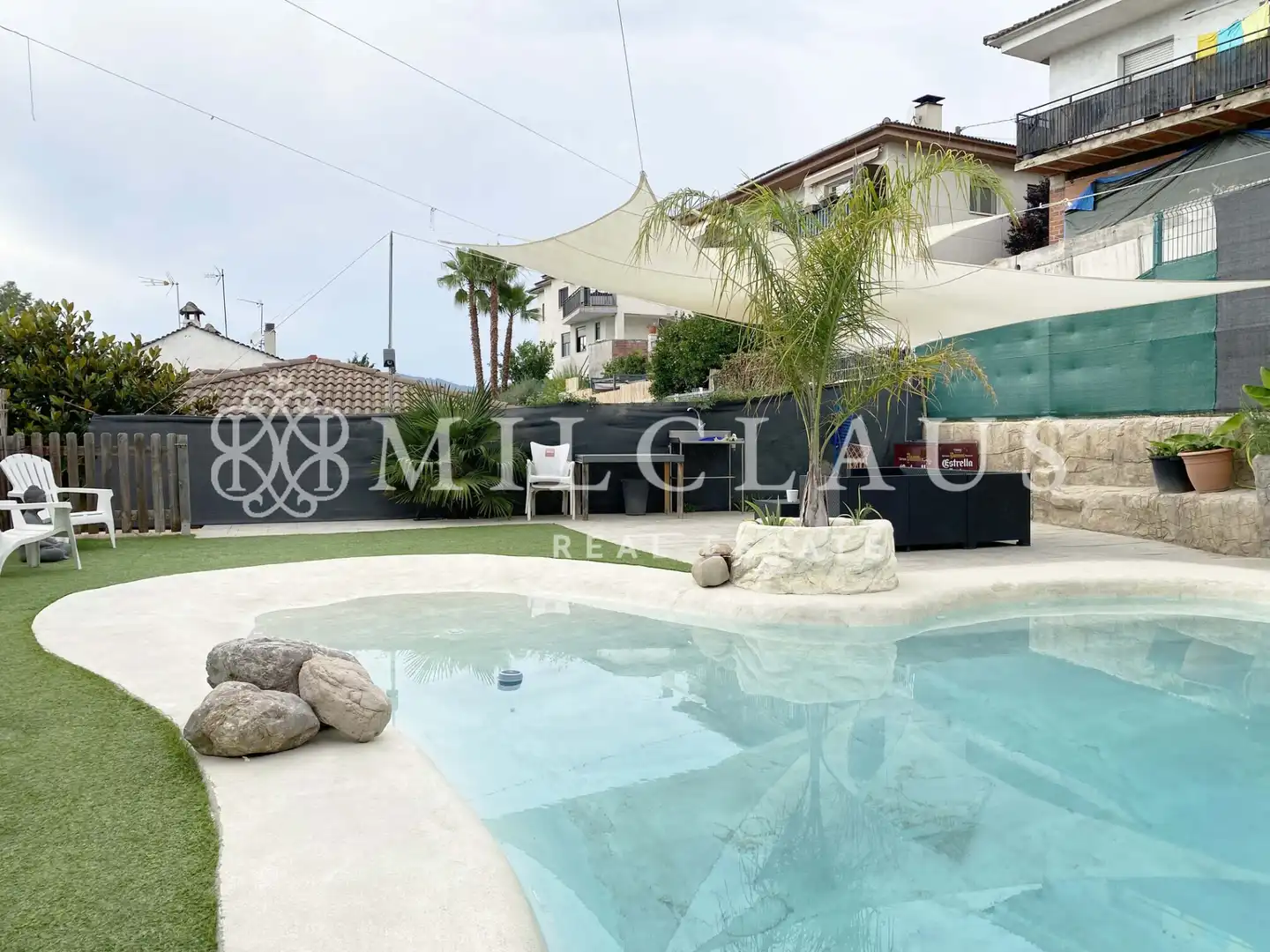 Außenansicht von Haus oder Chalet zum Verkauf in Lliçà d'Amunt mit Klimaanlage, Heizung und Privatgarten