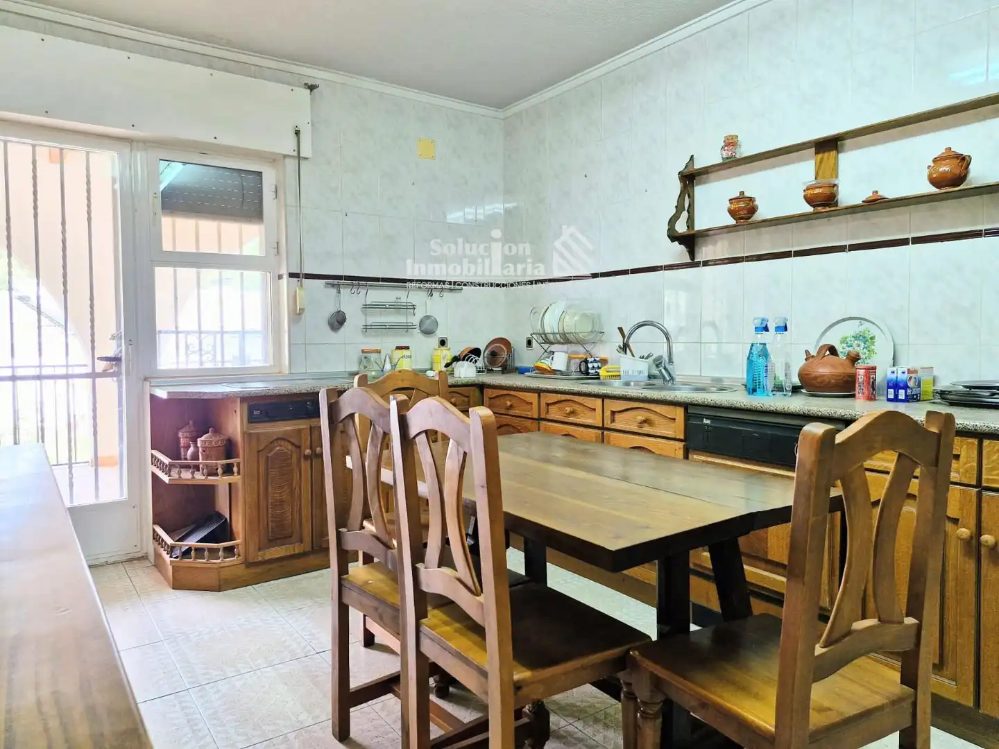 Küche von Einfamilien-Reihenhaus zum Verkauf in Alba de Tormes mit Heizung, Abstellraum und Schwimmbad