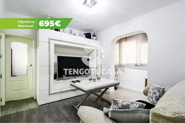 Sala de estar de Piso en venta en  Madrid Capital con Aire acondicionado, Calefacción y Amueblado