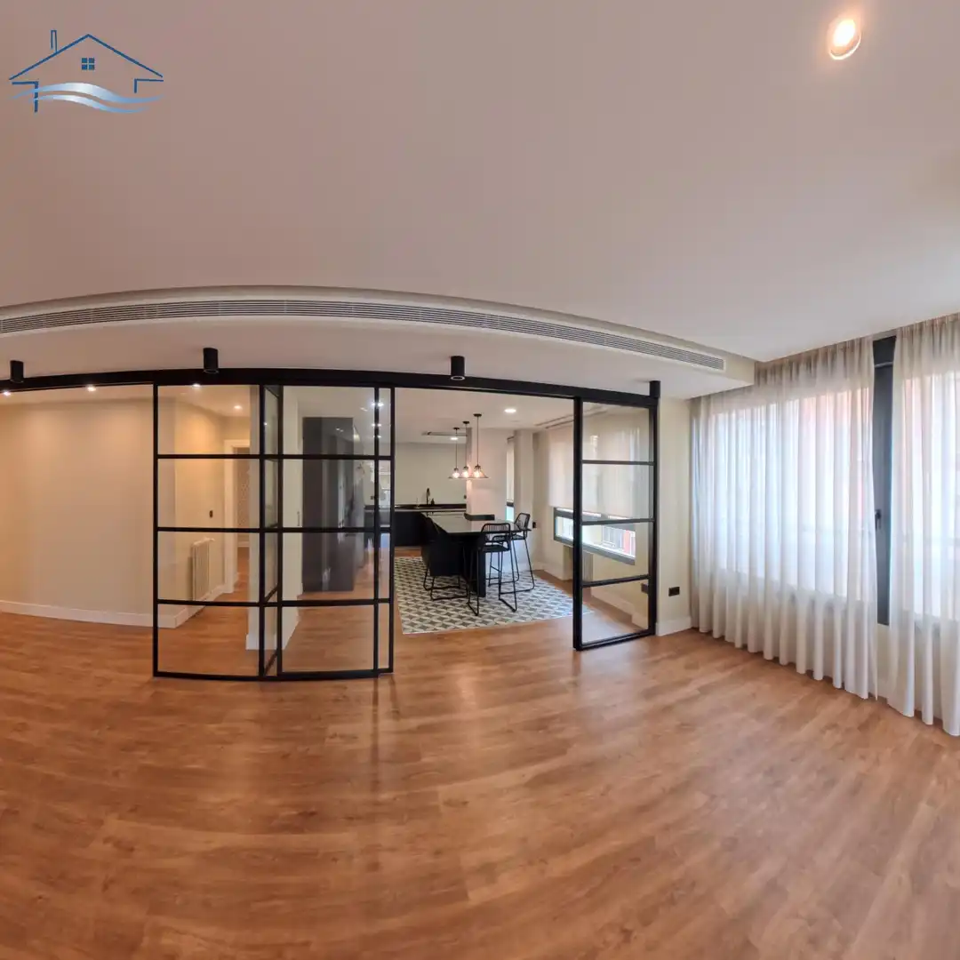 Sala de estar de Piso de alquiler en Alicante / Alacant con Aire acondicionado, Calefacción y Parquet