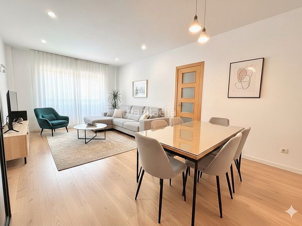 Sala d'estar de Pis en venda en  Barcelona Capital amb Aire condicionat, Calefacció i Moblat