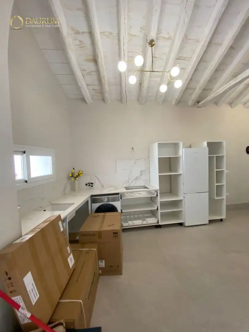 Kitchen of Flat for sale in Utrera  with Air Conditioner, Terrace and Furnished