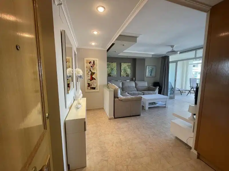 Sala d'estar de Apartament en venda en Cullera amb Aire condicionat, Terrassa i Traster
