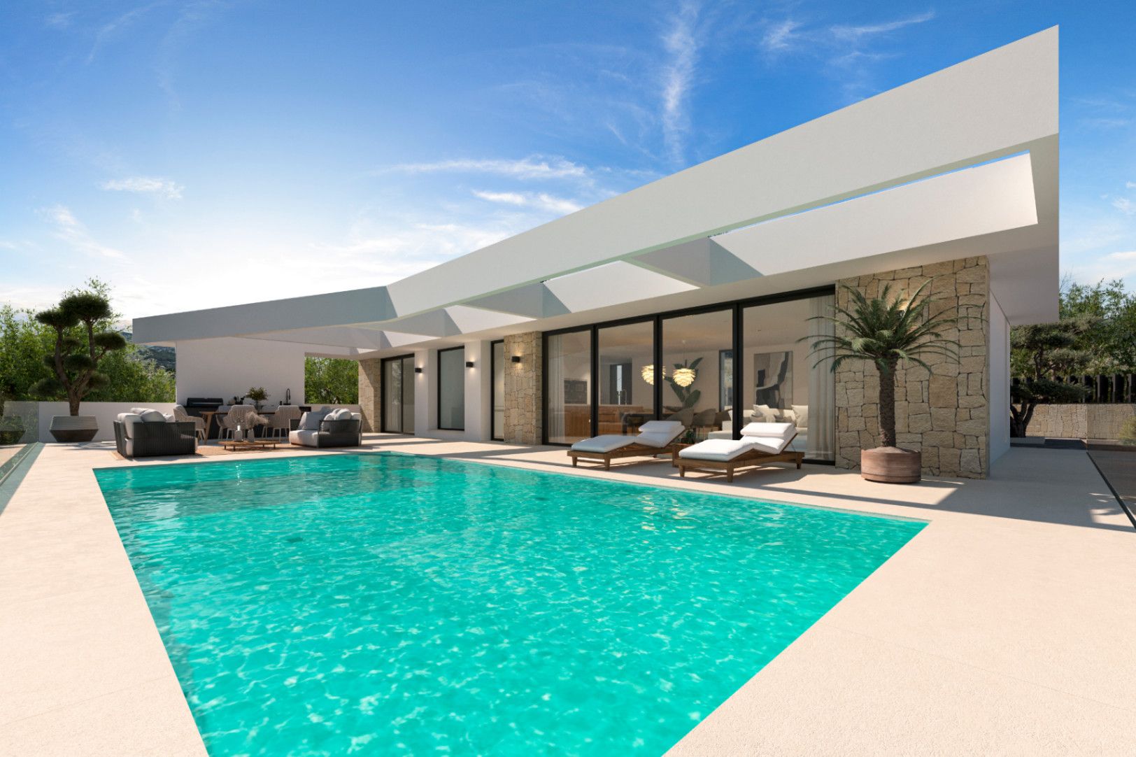 Piscina de Casa o xalet en venda en Calpe / Calp amb Piscina