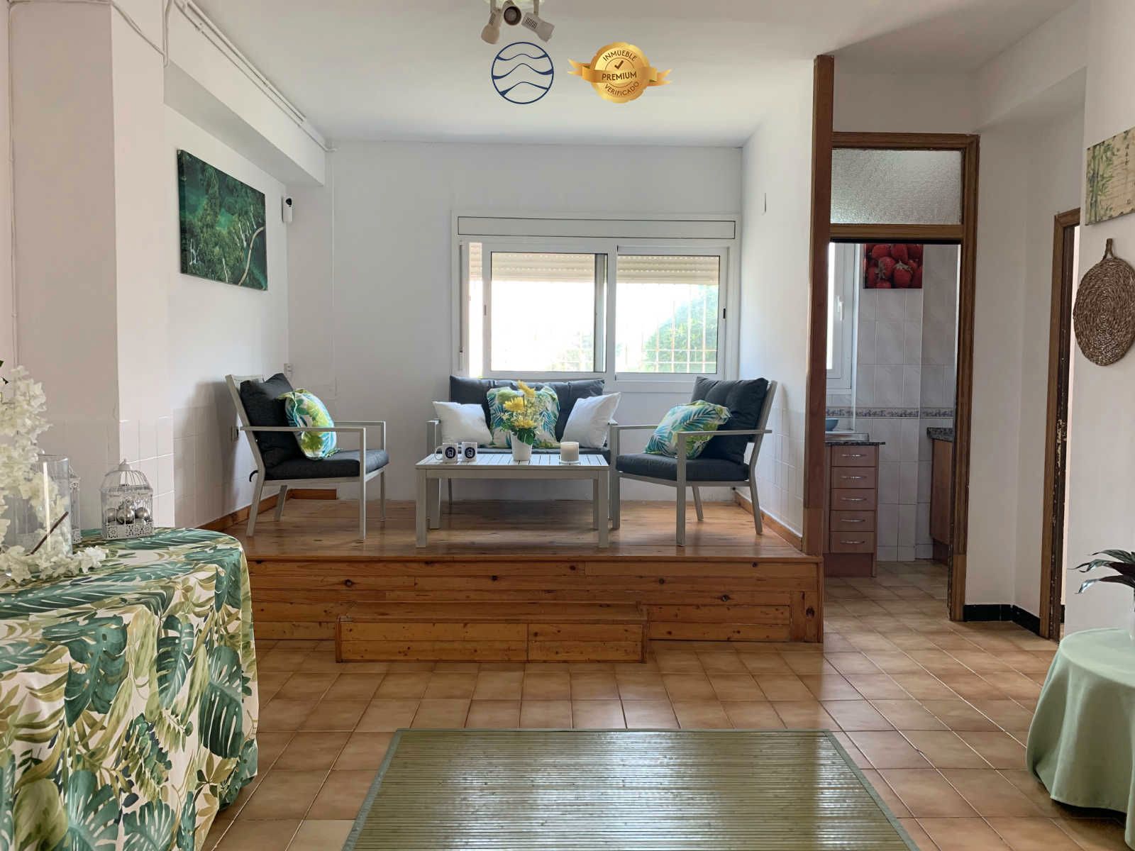 Sala de estar de Apartamento en venta en Salou con Terraza y Amueblado