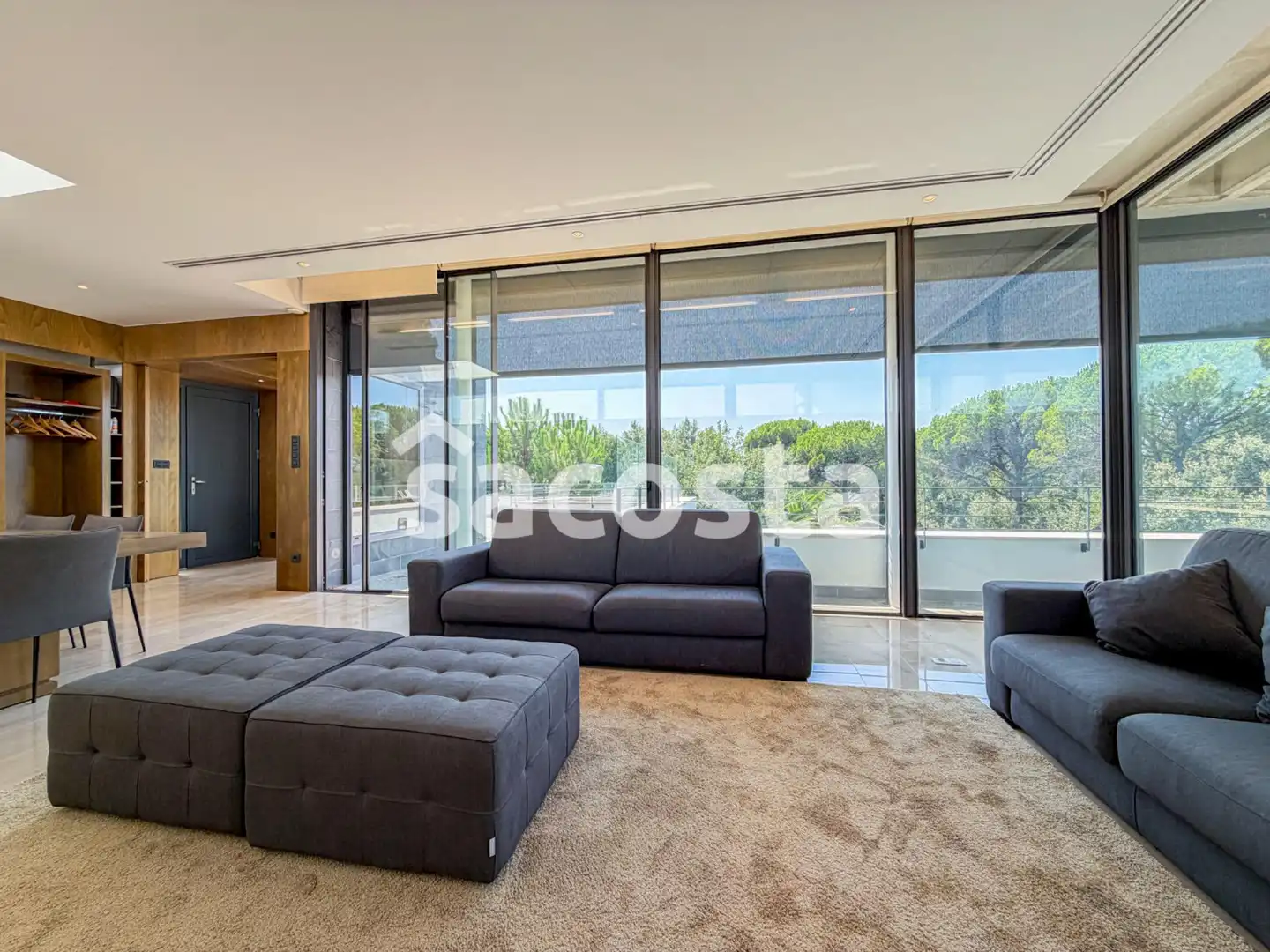 Sala de estar de Casa o chalet en venta en Caldes de Malavella con Aire acondicionado, Calefacción y Jardín privado