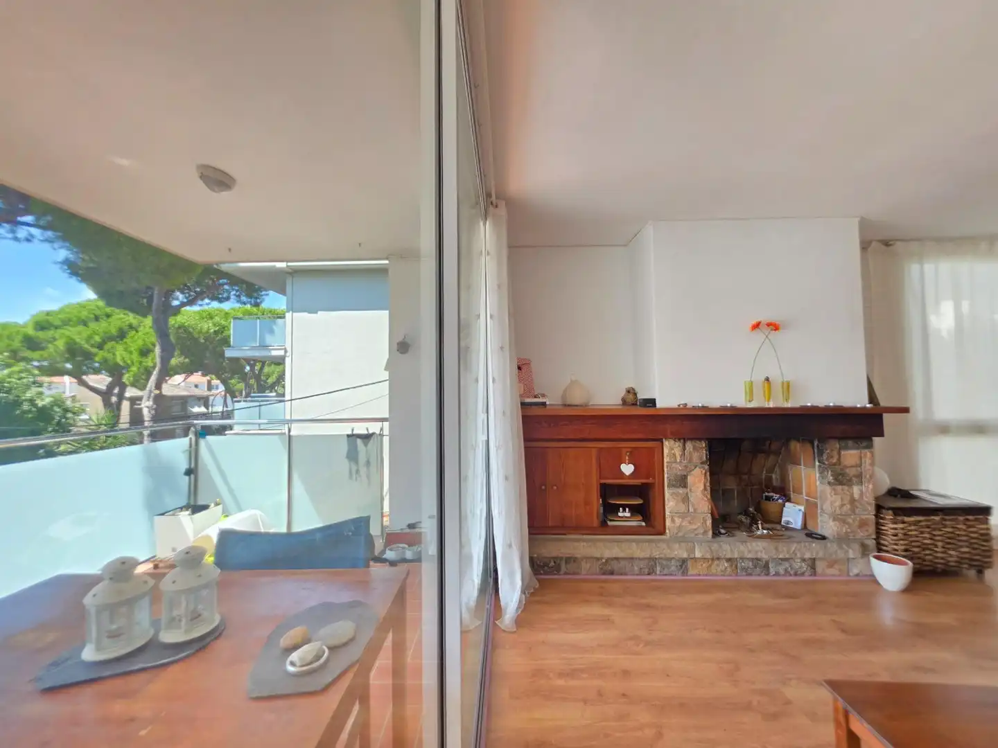 Balcony of Flat for sale in Castelldefels  with Heating, Parquet flooring and Terrace