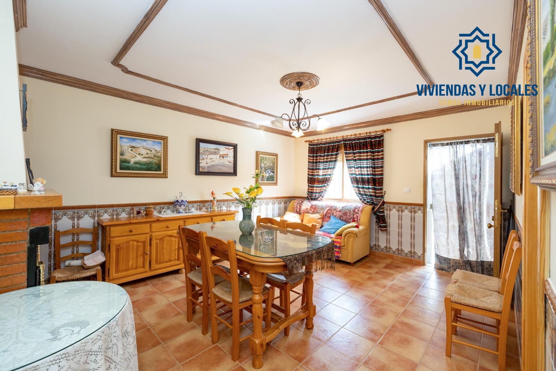 Dining room of Single-family semi-detached for sale in Cacín  with Private garden