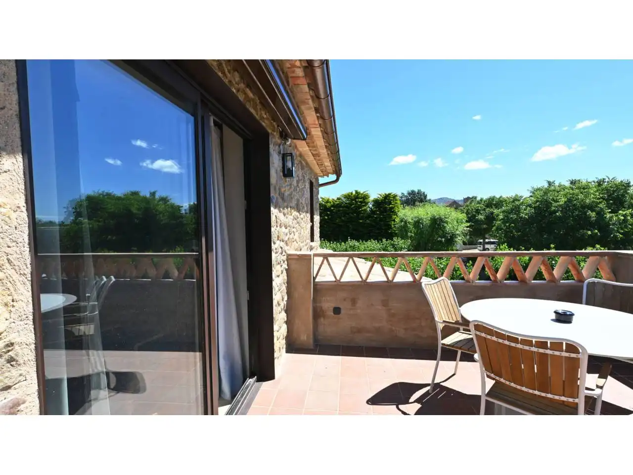 Terraza de Casa o chalet de alquiler en La Tallada d'Empordà con Aire acondicionado, Calefacción y Jardín privado