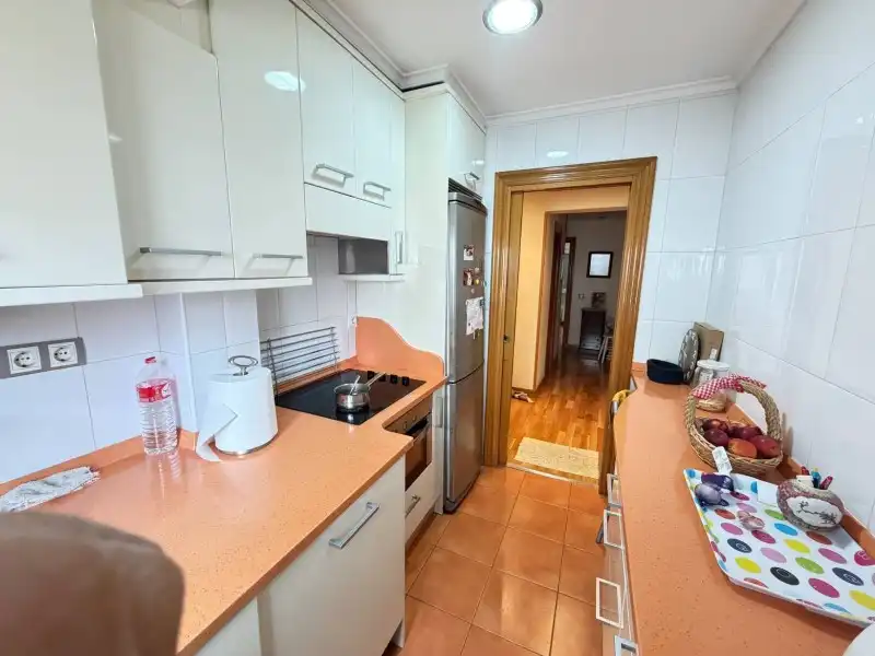 Kitchen of Flat for sale in Santander  with Heating, Private garden and Parquet flooring