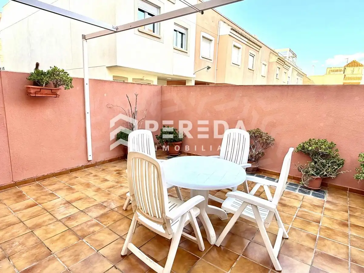 Terraza de Casa o chalet en venta en Roquetas de Mar con Aire acondicionado y Balcón