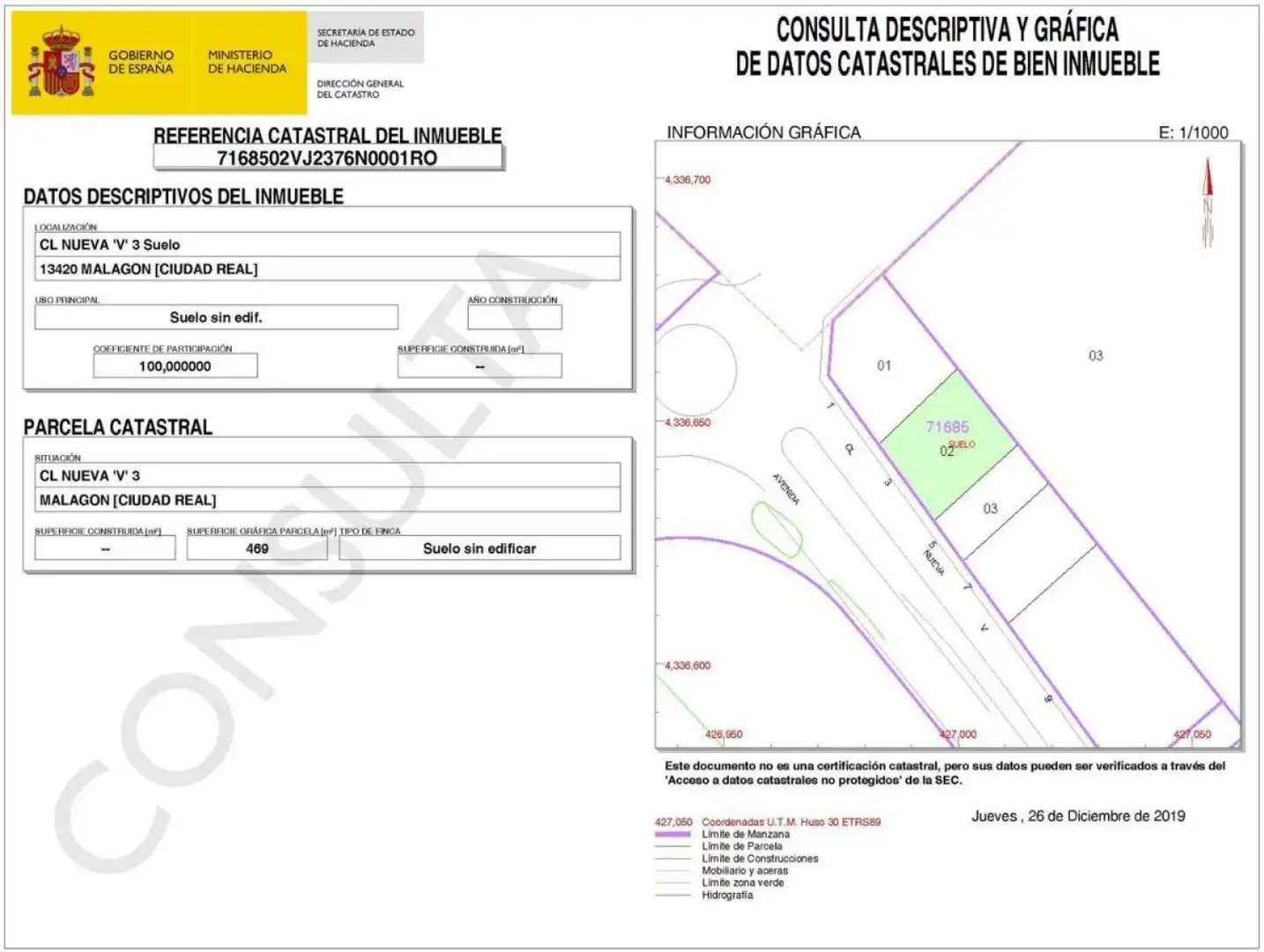 Grundstücke und Bauplätze zum Verkauf in Calle Cervantes, imagen 8