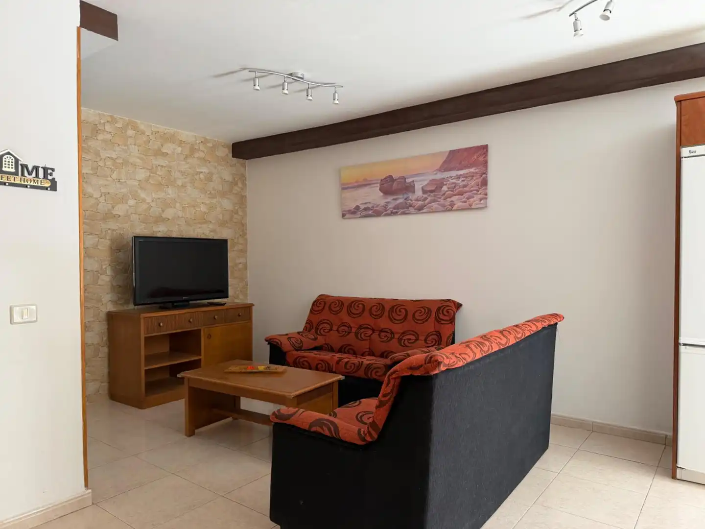 Living room of Flat for rent in Santa Lucía de Tirajana  with Furnished and Balcony