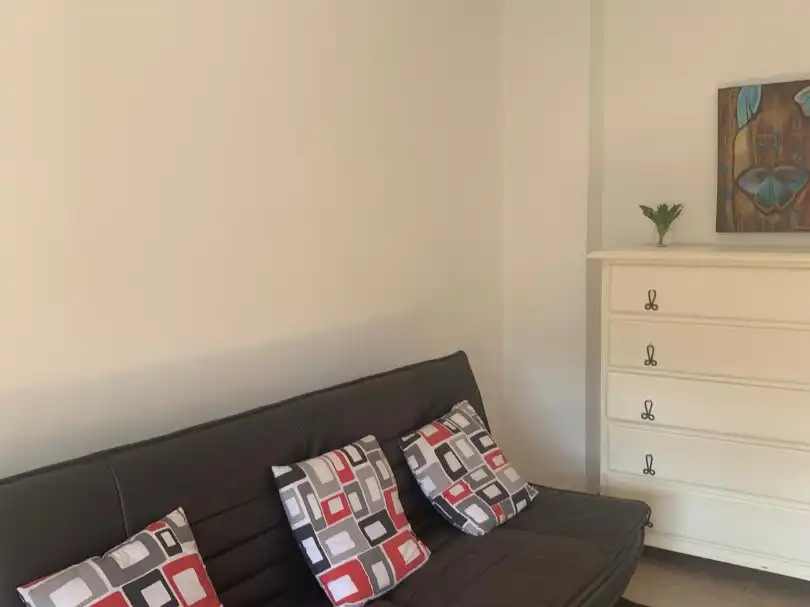 Wohnzimmer von Wohnung zur Miete in Málaga Capital mit Klimaanlage und Balkon