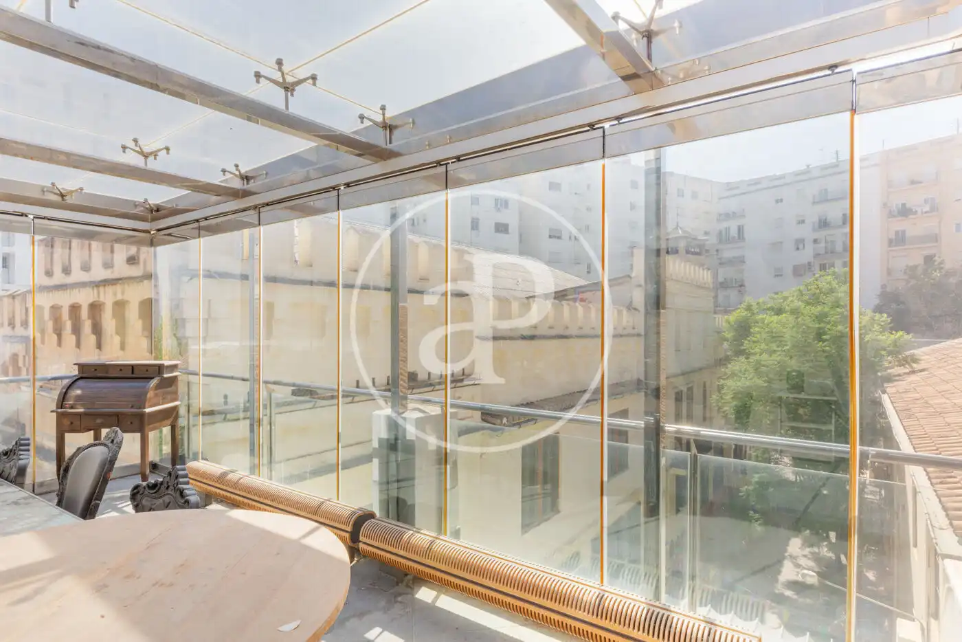 Terrasse von Einfamilien-Reihenhaus zum Verkauf in Valencia mit Klimaanlage, Heizung und Terrasse