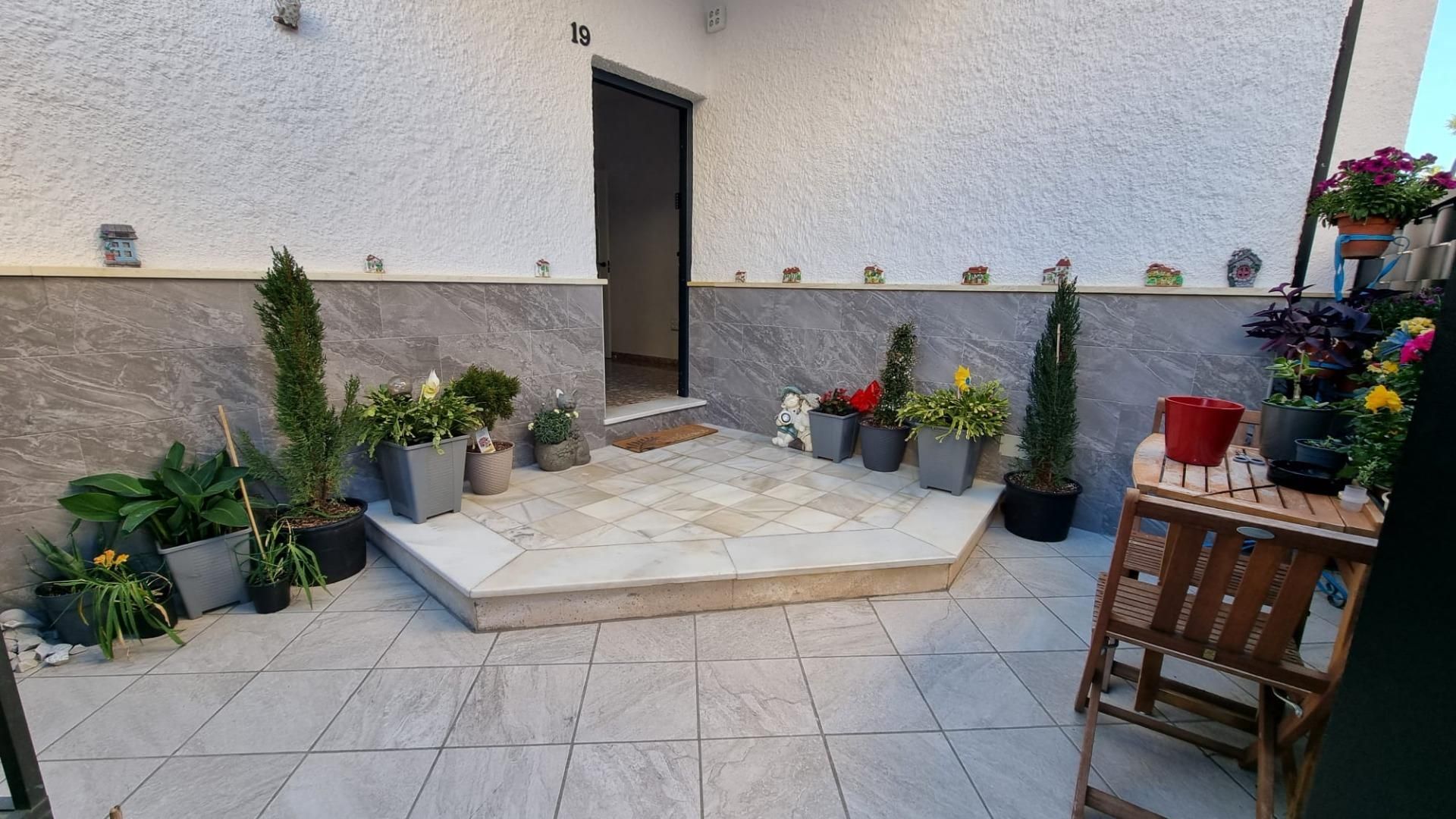 Terrace of Houses for sale in Roquetas de Mar  with Air Conditioner, Private garden and Terrace