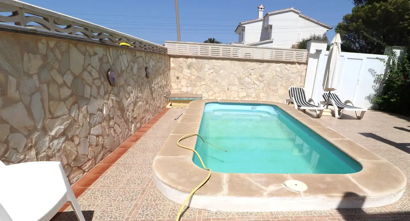 Piscina de Casa o xalet de lloguer en Llucmajor amb Aire condicionat, Jardí privat i Terrassa