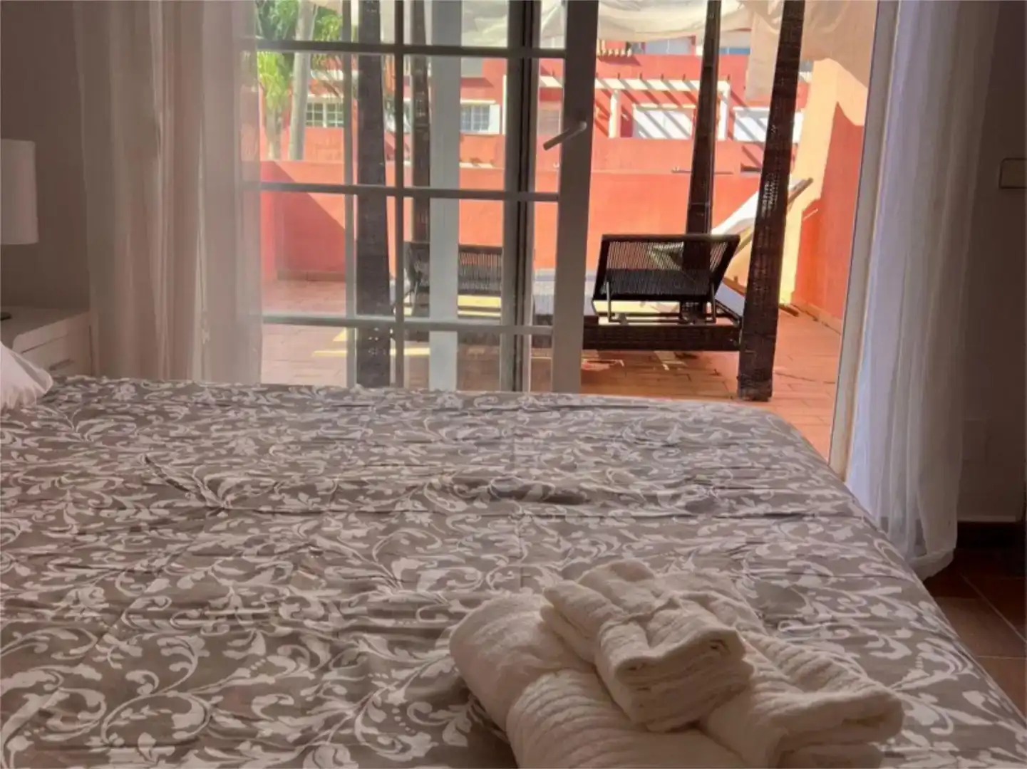 Bedroom of Flat for rent in Sotogrande  with Air Conditioner, Private garden and Storage room