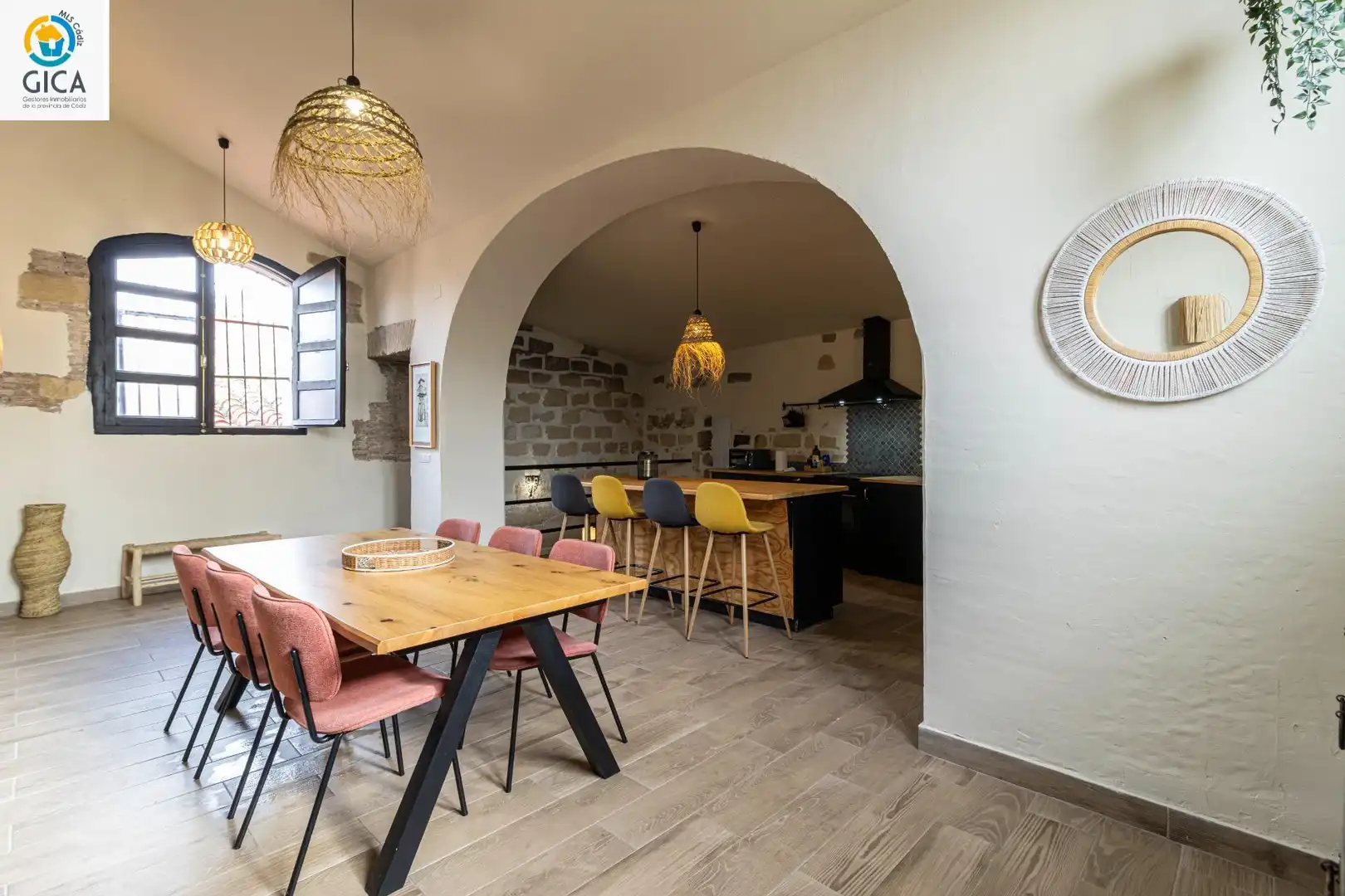 Dining room of Houses for sale in Jerez de la Frontera  with Air Conditioner, Heating and Storage room