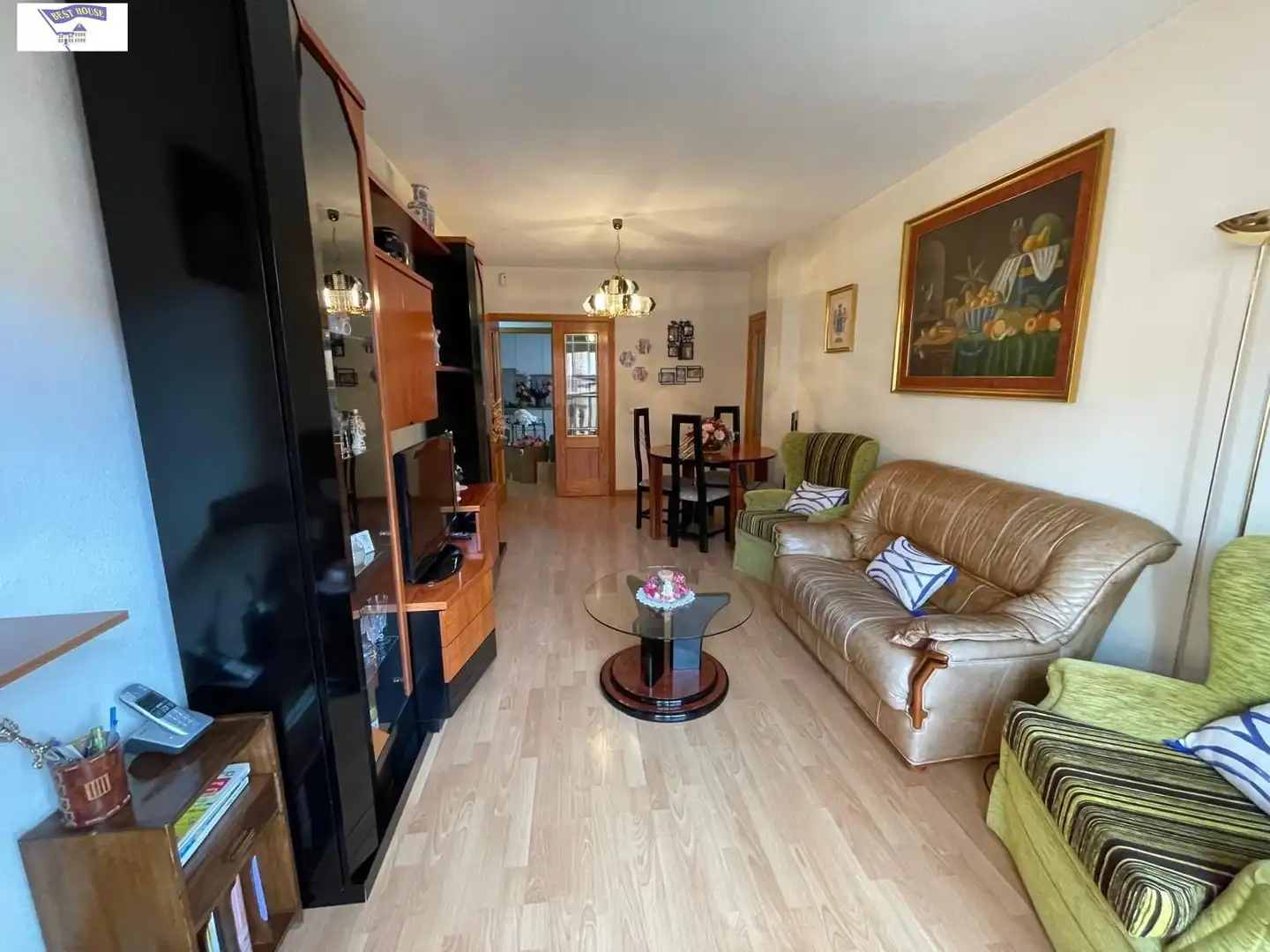 Wohnzimmer von Wohnungen zur Miete in Albacete mit Heizung, Möbliert und Balkon