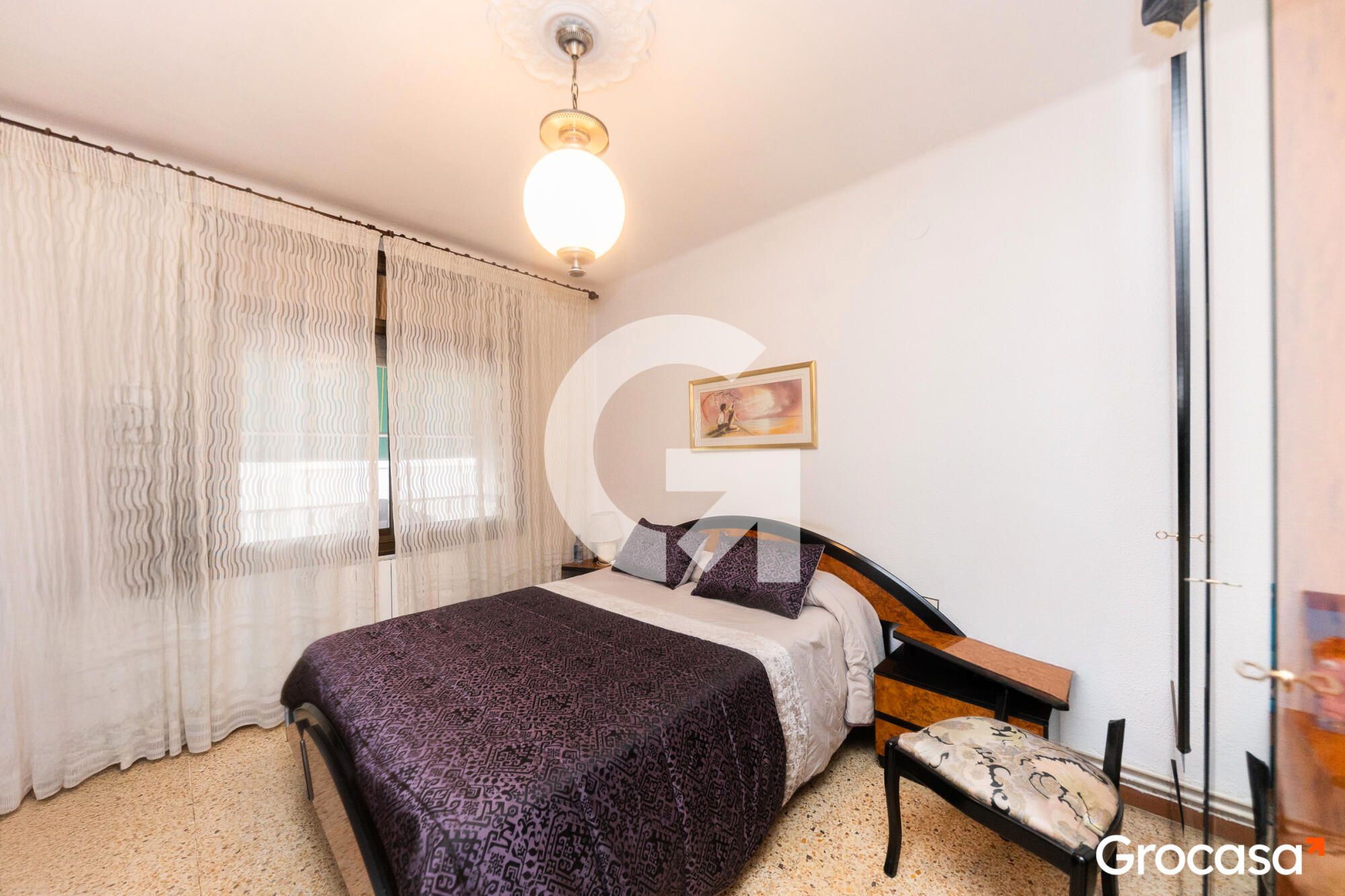 Bedroom of Flat for sale in Sant Boi de Llobregat  with Air Conditioner, Heating and Furnished