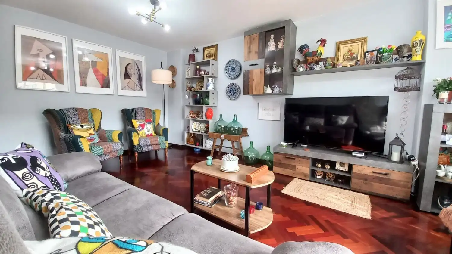Sala de estar de Piso en venta en Arteixo pueblo
