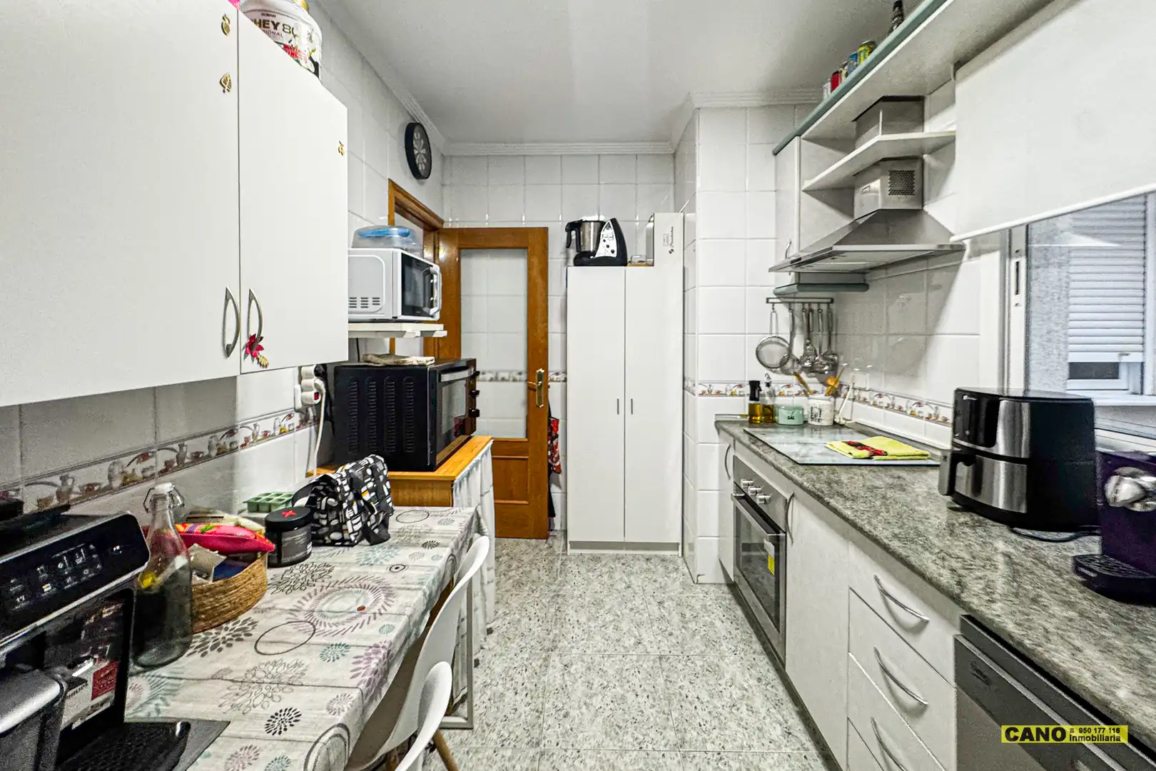 Kitchen of Flat for sale in Roquetas de Mar  with Air Conditioner, Heating and Terrace
