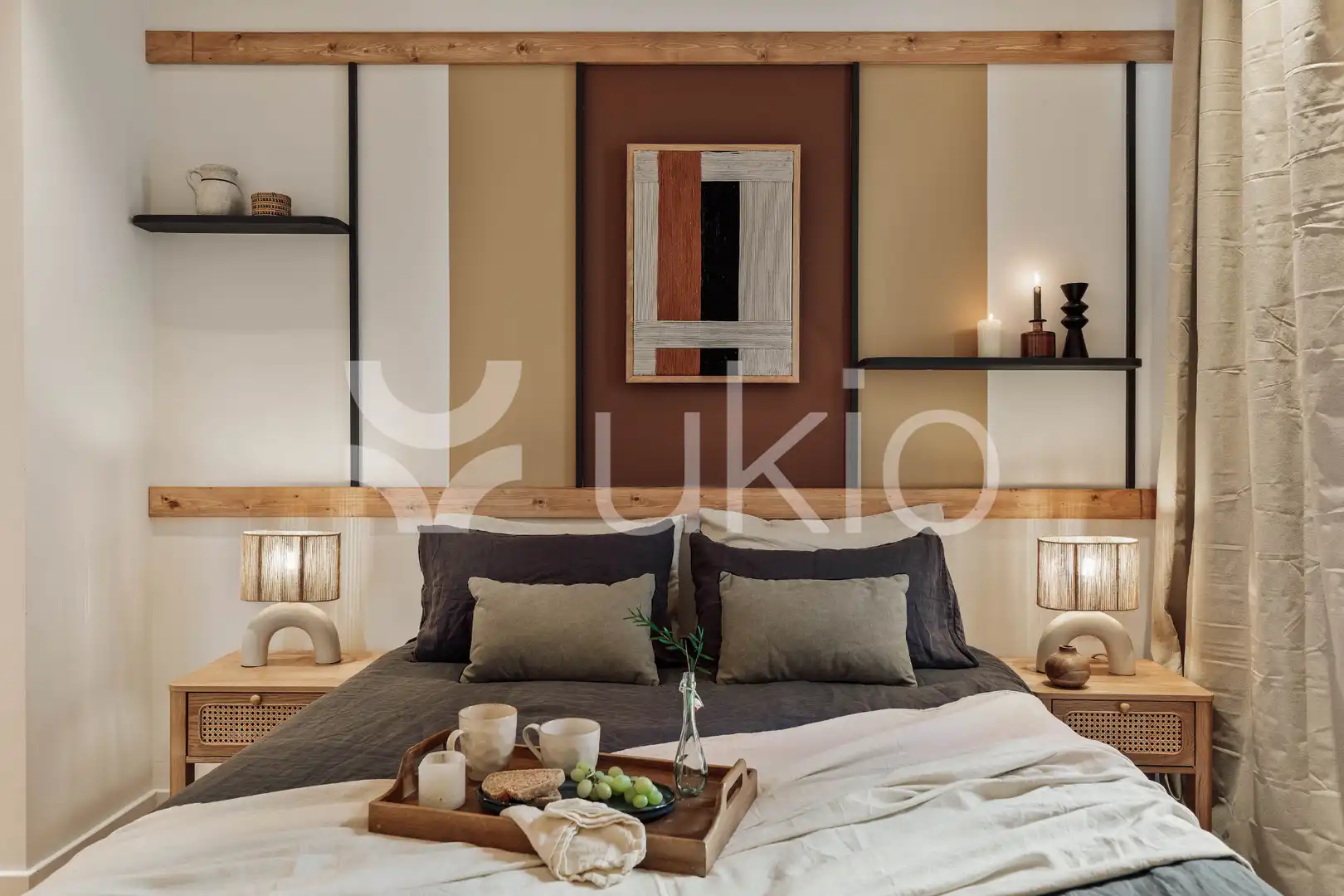Habitación de Apartamento de alquiler en Barcelona con Aire acondicionado, Calefacción y Amueblado