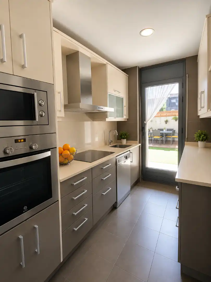 Cocina de Planta baja en venta en Barcelona con Aire acondicionado y Terraza